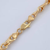 Cadena Espiga Rustica 9.4gr / 48cm / 4.35mm Oro Amarillo 18K %