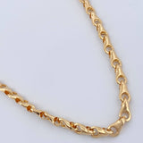 Cadena Espiga Rustica 9.4gr / 48cm / 4.35mm Oro Amarillo 18K %