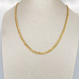 Cadena Cubana 8.25gr / 69.5cm / 3.2mm Oro Amarillo +1 18K %