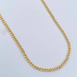 Cadena Cubana 6.1gr / 70.4cm / 2.75mm Oro Amarillo +1 18K %