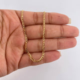 Cadena Cubana 4.75gr / 71cm / 2.33mm Oro Amarillo +1 18K %