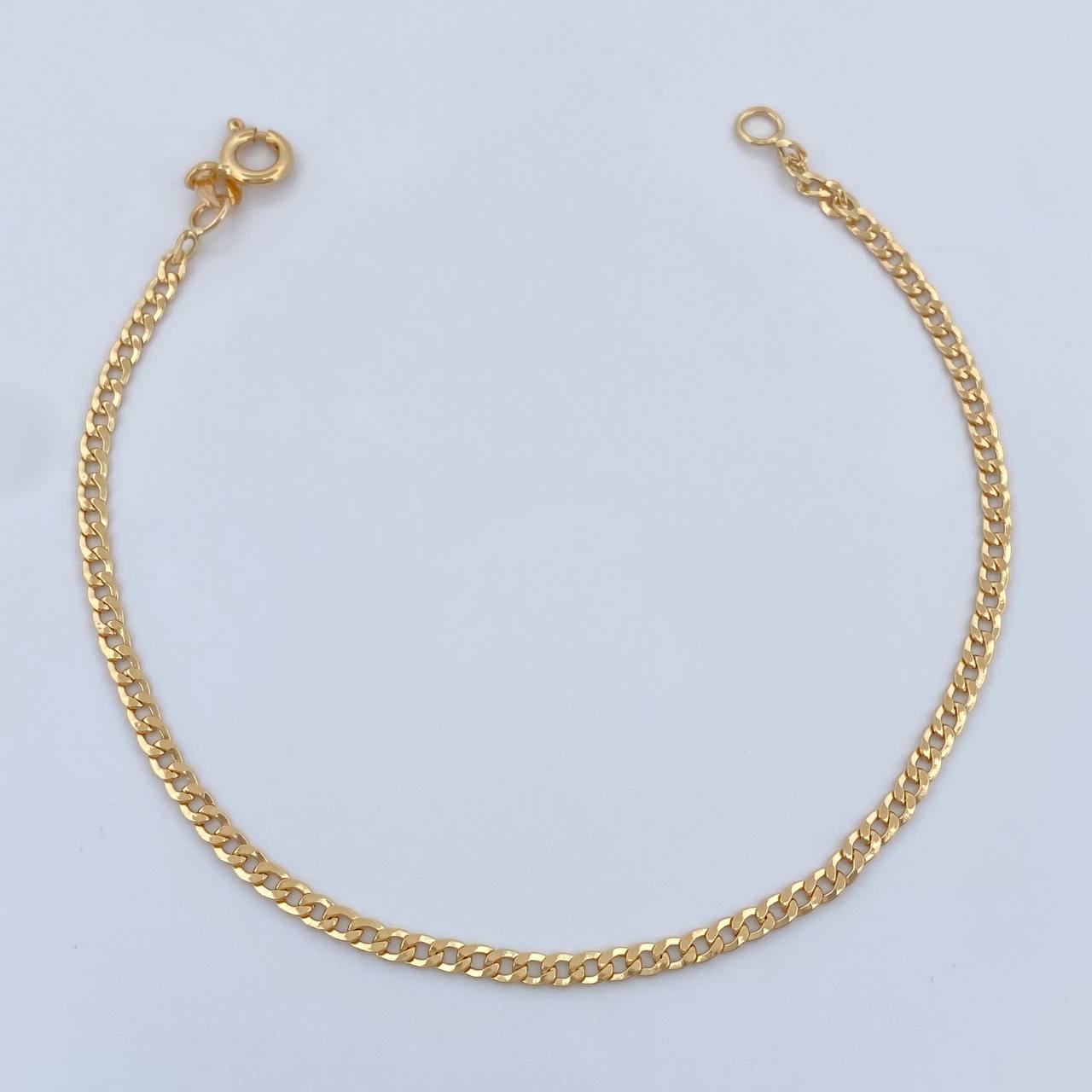 Pulso Cubano 1.9gr / 19cm / 2.65mm Oro Amarillo +1 18K %