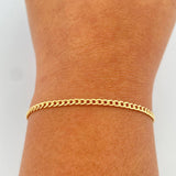 Pulso Cubano 1.9gr / 19cm / 2.65mm Oro Amarillo +1 18K %