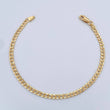 Pulso Cubano 2.75gr / 18.7cm / 3.23mm Oro Amarillo +1 18K %