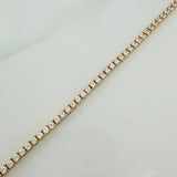 Pulso Tennis Doble Faz 7gr / 18cm / 2.53mm Oro Amarillo 18K