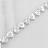 Pulso Corazon 16.55g / 19cm / 7.37mm Plata 925