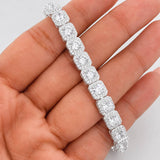 Pulso Tennis Cuadrado 17.85g / 18.05cm / 6.98mm Plata 925