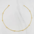 Tobillera Espiga 1.65 g / 25 cm / 0.4 mm Oro Amarillo 18K