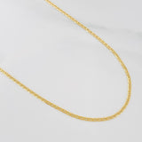 Cadena Escalera 1.55 g / 40 cm / 1.4 mm Oro Amarillo 18K