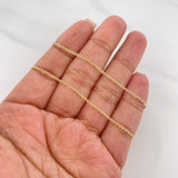 Cadena Escalera 1.55 g / 40 cm / 1.4 mm Oro Amarillo 18K