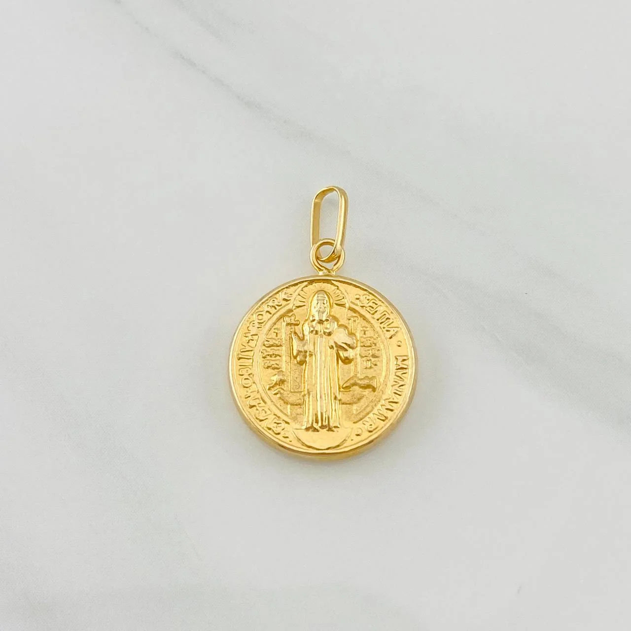 Dije San Benito 0.35g / 1.2cm Oro Amarillo 18K