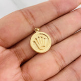 Dije Corona 0.85g / 2cm Oro Amarillo 18K