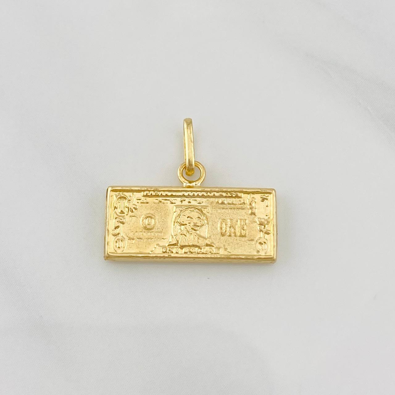 Dije One Dolar 0.65g / 1.05cm Oro Amarillo 18K