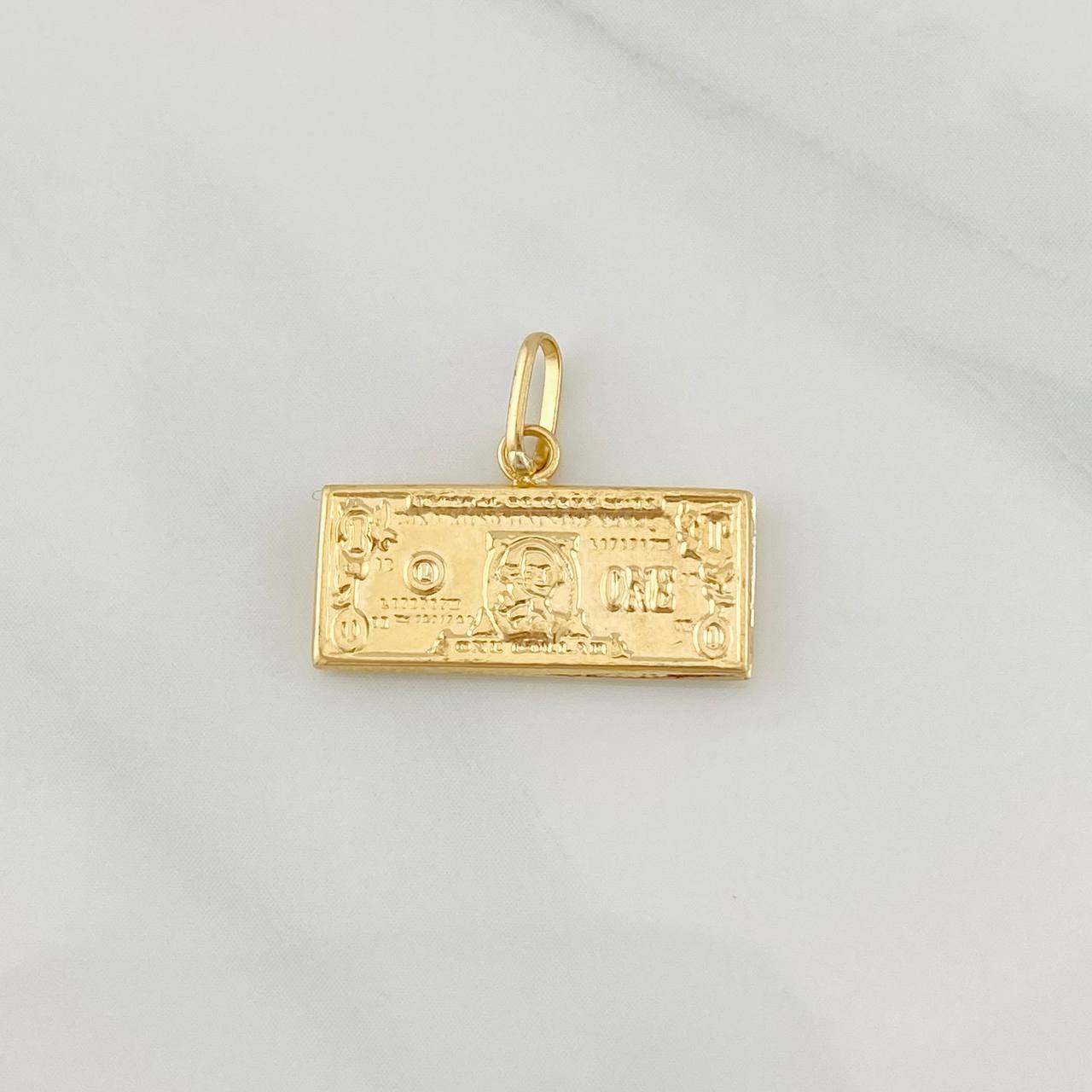 Dije One Dolar 0.85g / 1.05cm Oro Amarillo 18K