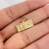Dije One Dolar 0.85g / 1.05cm Oro Amarillo 18K