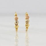 Candongas Trio 0.95g / 1.03cm Tres Oros 18K
