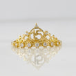 Anillo Corona 15´s 1.5g / T7 1/2 Oro Amarillo 18K