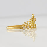 Anillo Corona 15´s 1.4g / T5 1/4 Oro Amarillo 18K