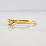 Anillo Solitario 1.5g / T7 3/4 Oro Amarillo 18K