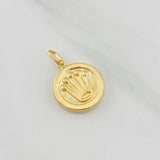 Dije Corona 0.4g / 1.5cm Oro Amarillo 18K