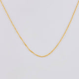 Cadena Singapur 1g / 60cm / 1mm Oro Amarillo 18K