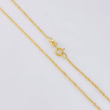 Cadena Singapur 1g / 55cm / 1mm Oro Amarillo 18K