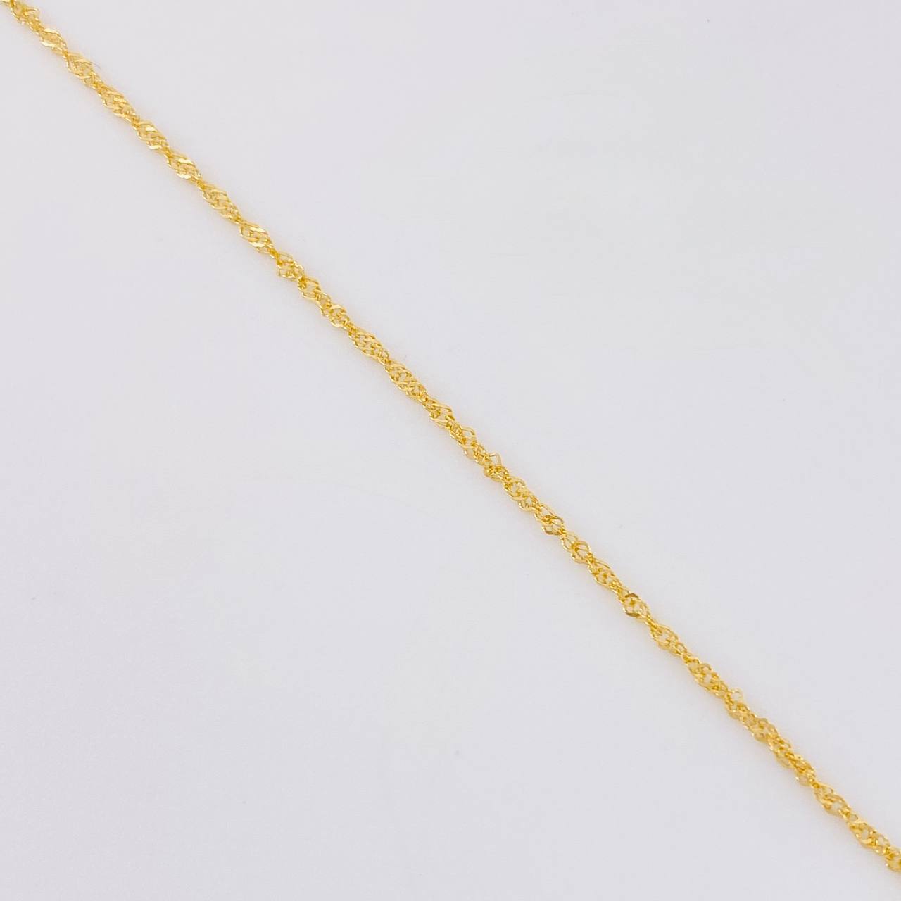 Cadena Singapur 1g / 60cm / 1mm Oro Amarillo 18K