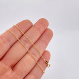 Cadena Singapur 1g / 60cm / 1mm Oro Amarillo 18K