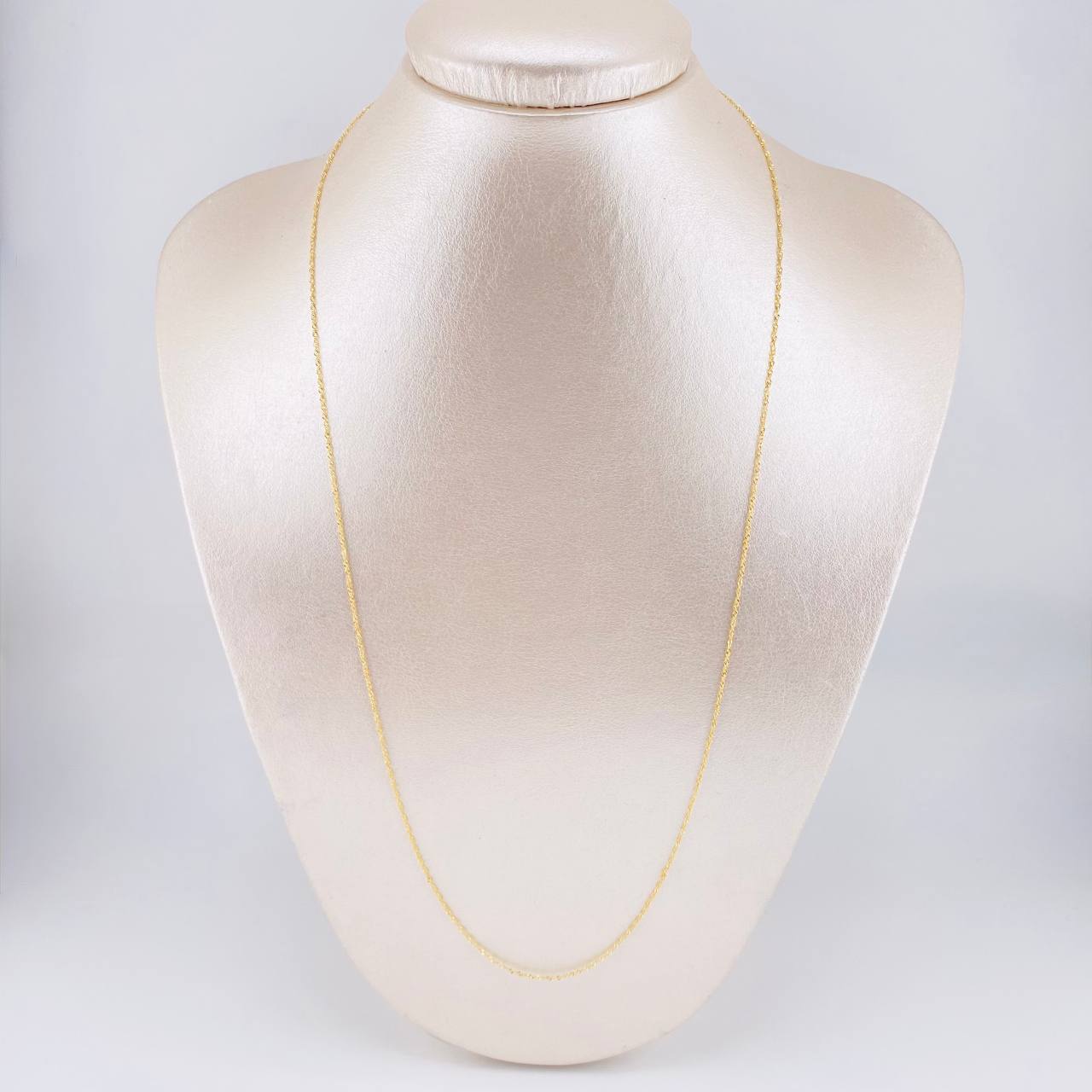 Cadena Singapur 1g / 55cm / 1mm Oro Amarillo 18K