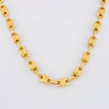 Cadena Rustica Tornillo 15.5g / 65cm / 4.8mm Oro Amarillo 18K
