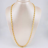 Cadena Rustica Tornillo 15.5g / 65cm / 4.8mm Oro Amarillo 18K