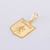 Dije Deportivo America 1.15gr / 2.9cm / Oro Amarillo 18K