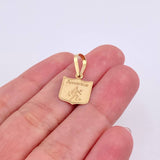 Dije Deportivo America 0.55gr / 2cm / Oro Amarillo 18K