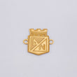 Herraje Escudo Atletico Nacional 0.35gr / 1.3cm / Oro Amarillo 18K ©