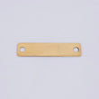 Herraje Placa Rectangular 0.8gr / 2.8cm / Oro Amarillo 18K