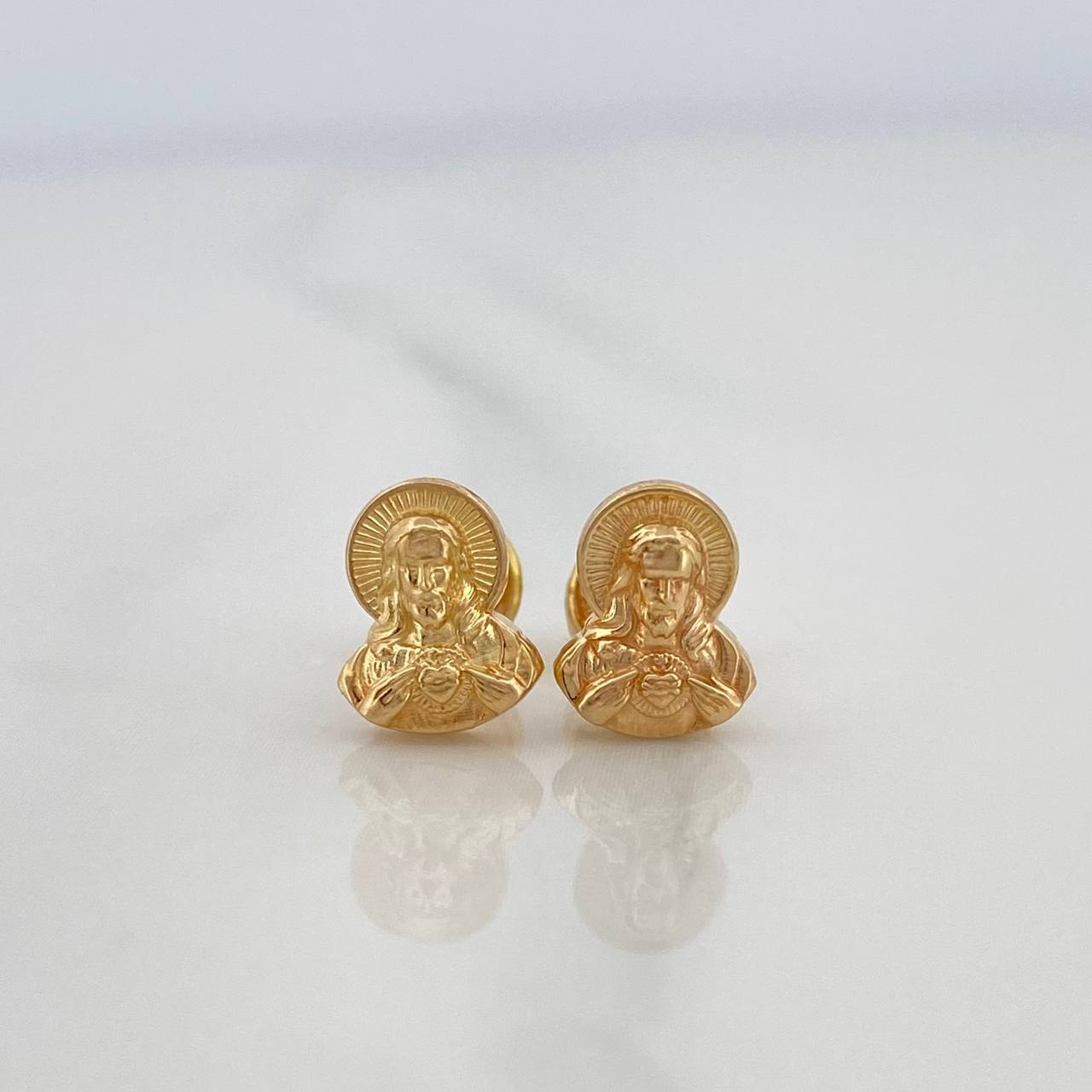 Topos Sagrado Corazon de Jesus 1.15gr / 5mm Oro Amarillo 18K %
