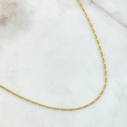 Cadena Figaro 2.3gr / 60cm / Oro Amarillo +1 18K *
