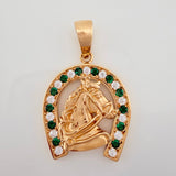 Dije Herradura Caballo 11.75gr / 4.5cm / Oro Amarillo 18K $