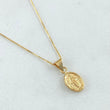 Set Cadena Veneciana 0.95gr / 45cm / 0.6mm + Dije Virgen Milagrosa 0.4gr / 1.5cm / 1.35gr Oro 18K (Oferta) ©