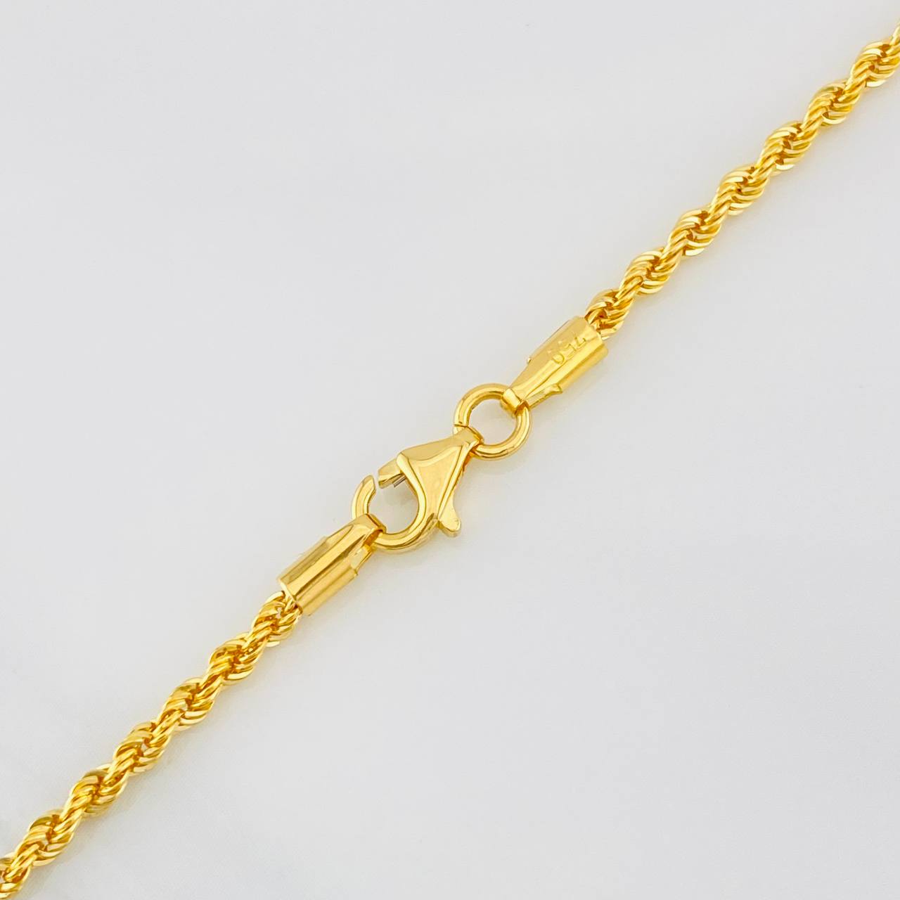 Cadena Lazo 3.9g / 60cm / 2.2mm Oro Amarillo 18K