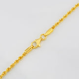 Cadena Lazo 3.9g / 60cm / 2.2mm Oro Amarillo 18K
