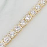 Pulso Tennis 18.2g / 18cm / 7mm Plata Vermeil 925