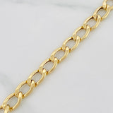 Pulso Cubano 3.8g / 18.5cm / 5.6mm Oro Amarillo 18K