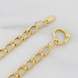 Pulso Cubano 3.8g / 18.5cm / 5.6mm Oro Amarillo 18K