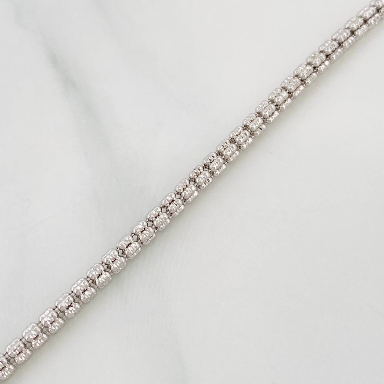 Pulso Ice 7.15g / 20.5cm / 3.3mm Oro Blanco 18K