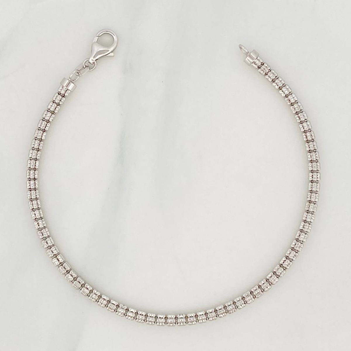 Pulso Ice 7.15g / 20.5cm / 3.3mm Oro Blanco 18K