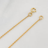 Pulso Aro Seguido 0.85g / 21.5cm / 0.8mm Oro Amarillo 18K