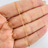 Pulso Aro Seguido 0.85g / 21.5cm / 0.8mm Oro Amarillo 18K