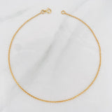 Pulso Aro Seguido 0.85g / 21.5cm / 0.8mm Oro Amarillo 18K
