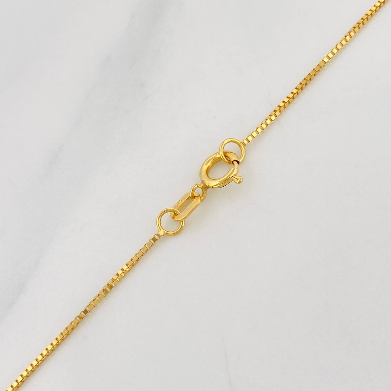 Cadena Veneciana 2.1g / 55cm / 0.8mm Oro Amarillo 18K